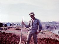 Cambodian Mercenary ready for work on the escape tunel